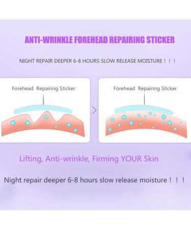 10 Pieces Forehead Anti-Wrinkle Pads | Skin Moisturizing Repair Stickers for Youthful Skin - Buy Online on GoSupps.com
