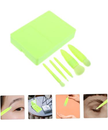 Didiseaon 1 Set loose powder set women makeup brush Soft fur belt mini small cosmetic brush artificial fiber portable vanity fur soft bristles makeup brush 9.50X3.00X2.00CM Green - Buy Online on GoSupps.com