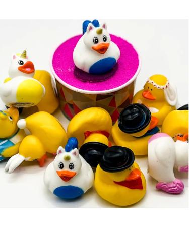 Ducktastic Bath Adventure Set: 2 Handmade Watermelon Bombs + Duckies | Fizz Fun Cruelty-Free | Perfect for Kids & Grown-Ups! Ideal for Birthdays Parties Goodie Bags