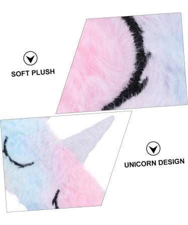 Buy Beavorty 1pc Colorful Unicorn Plush Eye Mask - Perfect Sleeping Blindfold & Eye Patch for Nap & Relaxation - Buy Online on GoSupps.com