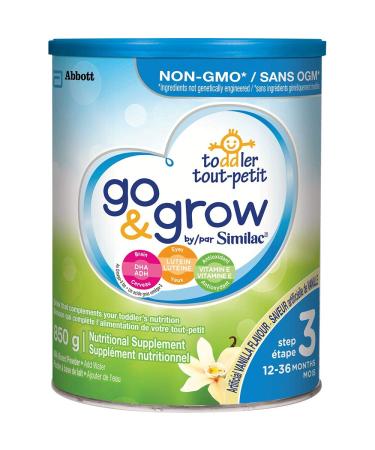 Go & Grow by Similac Step 3 Toddler Drink Powder 850g 12-36 Months Vanilla Flavour Blue