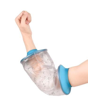 Fasola PICC Line Shower Cover Waterproof IV & PICC Line Sleeve Protetcor Adult Reusable Watertight Wound Bandage Sleeve Protector for Elbow Arm Adult Elbow