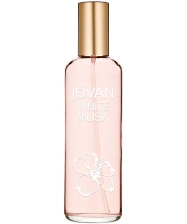 Jovan White Musk Eau de Cologne Spray 3.35 fl oz (Pack of 3) Notes of Wood Floral and Citrus Women's Fragrance Long Lasting Everyday Fragrance Travel Size Musk 3.25 Ounce (Pack of 3)