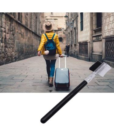 Brrnoo Makeup Brush Brow Brush Eyelash Eyebrow Brush Comb Wood Handle Double Head Extension Metal Steel Makeup - Buy Online on GoSupps.com