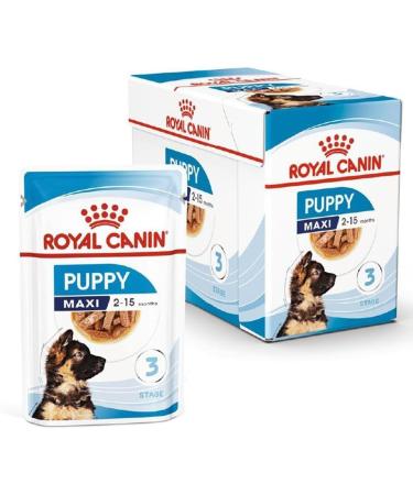 Royal Canin Maxi Puppy in Gravy Wet Dog Food (20 x 140g Pouches) - Buy Online on GoSupps.com