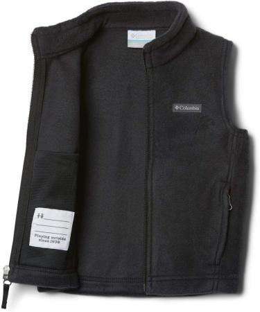 Columbia Boys Steens MTN Fleece Vest - Lightweight Black Vest for Kids | International Shipping Available - Buy Online on GoSupps.com