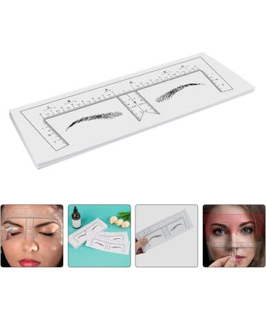 PLAFOPE 10pcs Eyebrow Design Ruler Shape Eyebrow Shaping Template Drawing Tool Makeup Tools Disposable - Buy Online on GoSupps.com