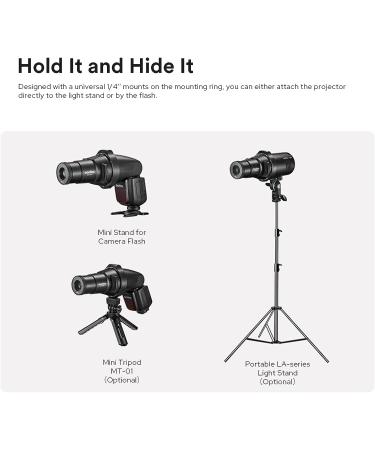 Godox AK-R21 Projection Kit for AD100Pro & V1 Round Head Flash - Buy Online on GoSupps.com