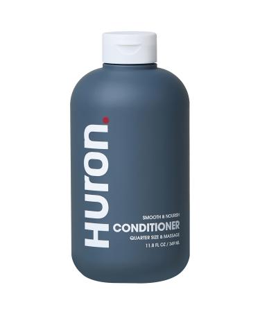 Huron - Men's Smooth & Nourish Conditioner. Lightweight conditioner rehydrates as it moisturizes  smoothes frizz  and restores shine. Fresh  clean scent. Sulfate-free. 100% vegan. 12 oz 11.8 Fl Oz (Pack of 1)