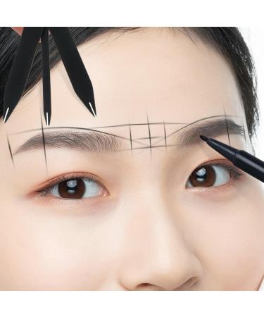 Stainless Steel Brow Measuring Tool | Precision Eyebrow Ruler for Microblading & Eyeliner - International Shipping Available - Buy Online on GoSupps.com