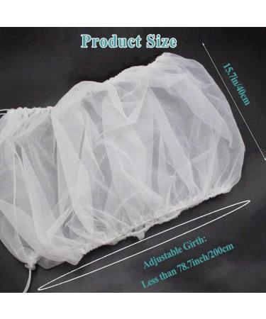 ASOCEA Universal Adjustable Bird Cage Seed Catcher - Nylon Mesh Net for Parrot, Parakeet, Macaw, African Round & Square Cages - Buy Online on GoSupps.com