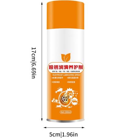 2PCS Multi-Purpose Rust Prevention Spray Lubricant Rust Stain Cleaner Rust Preventative for Metal Bicycle Vehicles Kitchen - Buy Online on GoSupps.com