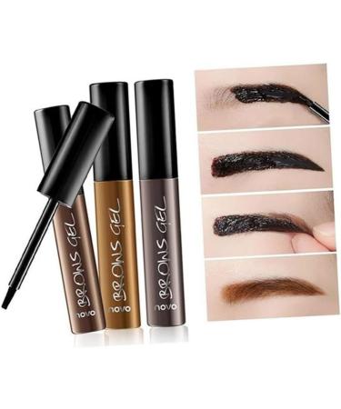 Mikinona 3pcs Brow Brown Long-lasting Eye Dark Up For Ladies Pen Women Gel Off Peel Make - Buy Online on GoSupps.com