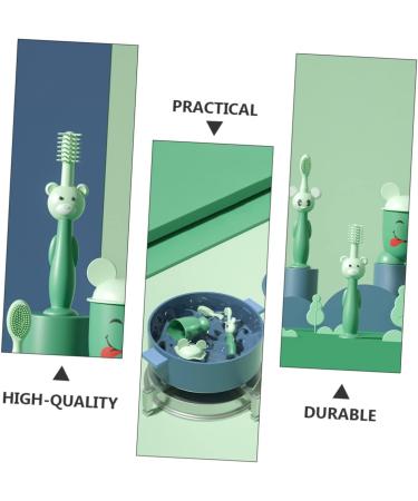 Buy NOLITOY Kids Toothbrush Set - Soft Silicone & Sucker Brushes for Infants & Toddlers | International Shipping Available - Buy Online on GoSupps.com