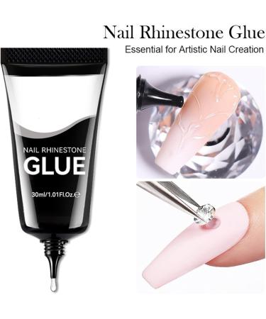  Generisch Nail Gel - 30ml - Rhinestone Modeling Glue - For Decoration - DIY Modeling Gel for Nail Engraving - For Women Girls Beauty Salons Weddings Home Use Long Lasting - Buy Online on GoSupps.com