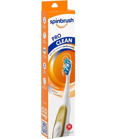 ARM & HAMMER Spinbrush Pro Series Daily Clean Powered Toothbrush - Medium (Pack of 3) - Buy Online on GoSupps.com