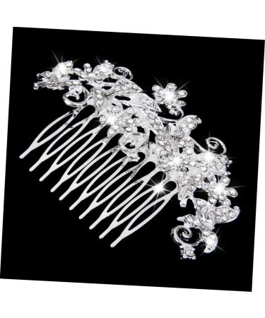 Ipetboom Bridal Wedding Hair Comb Vintage Alloy Hair Comb Crystal Hair Comb Rhinestone Headpiece Hair Comb Slide Clip Hairpiece Tiara Wig Rhinestone Comb Bride Hairpin Rhinestones - Buy Online on GoSupps.com