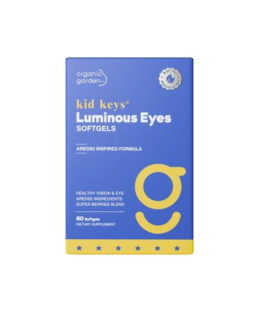 Organic Garden Advanced Eye Support Formula with Lutemax 2020 Lutein Zeaxanthin & Berry Extracts | 25 Nutrients for Visual Comfort & Screen Time Wellness | 60 Vegetarian Capsules (1)