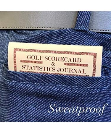 Golf Scorecard & Statistics Notebook | Weatherproof Paper (2 Pack) | Fits Golf Covers | Made in USA - Buy Online on GoSupps.com