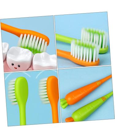 Carrots Children's Manual Toothbrush - Portable & Eco-Friendly 20 Pieces for Toddlers & Families - Buy Online on GoSupps.com