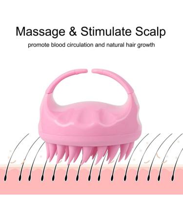 Buy 2 Shampoo Brushes & Hair-Head Skin Massagers | Soft Silicone Healthy Hair Growth | Wet & Dry | Blue & Pink - Buy Online on GoSupps.com