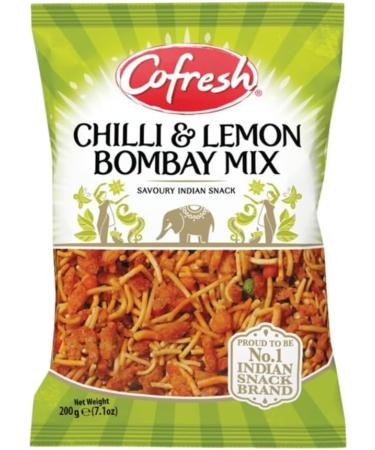 Indian Snack Variety Bundle Containing Cofresh Hot Bombay Mix Bombay Mix Chilli & Lemon Bombay Mix 200g Packs (3 Pack) - Buy Online on GoSupps.com