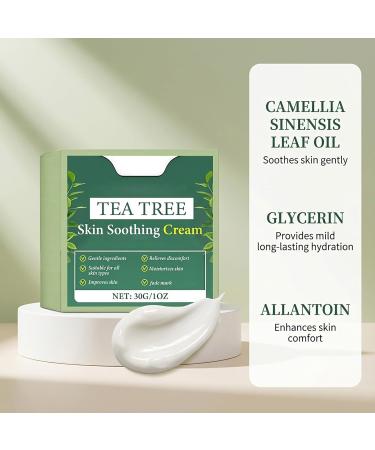 Baume l'huile d'arbre th cr me apaisante pour la peau l'arbre th soulage les d mangeaisons de la peau apaise les ruptions cutan es les frottements les piq res d'insectes les peaux 2 Pi ces. - Buy Online on GoSupps.com