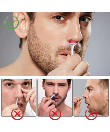 Gtiwung 100 Piece Nasal Hair Wax Applicator - Dual Use Waxing Sticks for Nostril Cleaning & Hair Removal - Buy Online on GoSupps.com