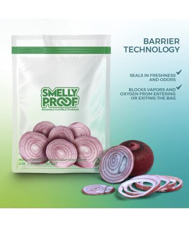SMELLY PROOF Reusable Clear Stand Up Odor-Proof Storage Bags - Large 8.5 x 10 - 10 Pack - Made in USA - Buy Online on GoSupps.com