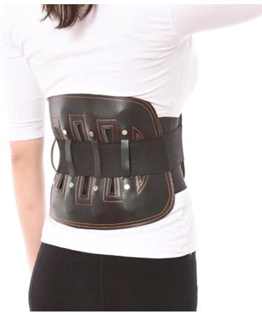 Buy Generic Back Support Belt Waist Trimmer for Lower Back Sciatica - Unisex Corset for Pain Relief - Buy Online on GoSupps.com