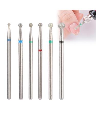Nail Drill Bits Ceramic Nail Mill Bits Professional Remove Gel Acrylic Cuticle Diamond Tungsten Carbide Tools for Nail Beautify Polishing Clear Care Manicure Pedicure(JG#3)
