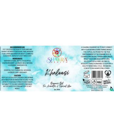 Khaleesi Organic Ritual Oil | Vegan Beauty for Queens | Embrace Femininity & Unlock Strength - Buy Online on GoSupps.com