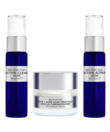 Acne + Acne Scar Discovery Collection for Women BioNova Acne + Acne Scar Discovery Collection