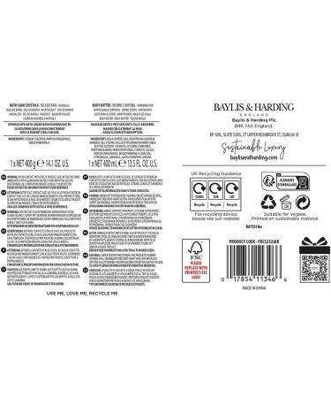 Baylis & Harding Fuzzy Duck Cotswold Spa Calm Gift Set - Vegan Friendly - Buy Online on GoSupps.com