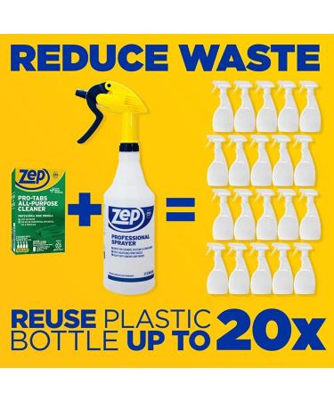 Zep PRO-TABS All Purpose Cleaner - Eco-Friendly Dissolvable Tablets (4 Pack) | Just Add Water for Instant Cleaning - Buy Online on GoSupps.com