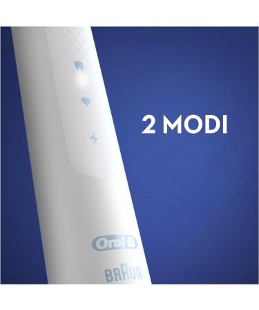 Oral-B Pulsonic Slim Clean 2000 Electric Sonic Toothbrush - 2 Cleaning Modes for Dental Care - Timer Gift - White - Buy Online on GoSupps.com