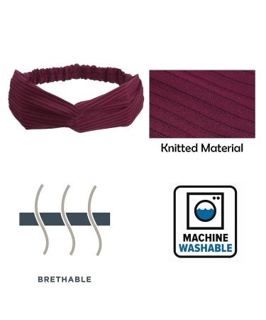 YARIEW Women's Headbands 12Pcs - No Slip Knotted Turban Fashion Hair Accessories - Buy Online on GoSupps.com