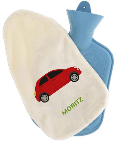Personalized Hot Water Bottle with Custom Cover - Cozy 800ml Gift Idea for All Ages - Buy Online on GoSupps.com