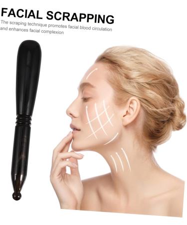 Gleavi Schabestab Muscle Massage Tool | 12.7x2cm Black Guasha & Trigger Point Scraping Tool - International Shipping Available - Buy Online on GoSupps.com