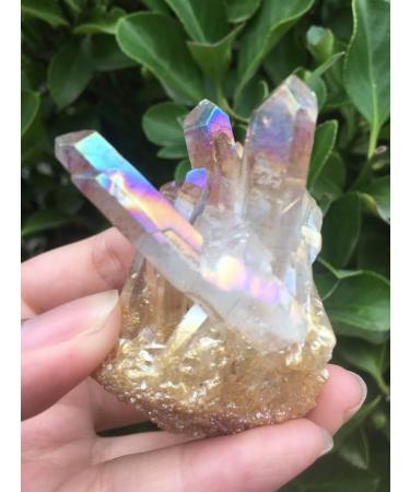 Specimen 60-70g Clear Natural Beautiful Pink Quartz Crystal Cluster Specimen ERTEYIN - Buy Online on GoSupps.com