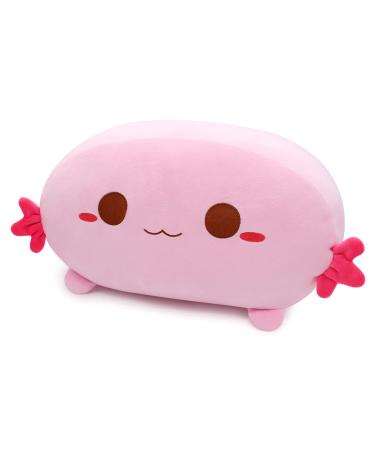 Yamepuia Axolotl Plush Pillow Toy 35CM Soft Pink Axolotl Pillow Cute Plushies Kids Toys Axolotl Stuffed Animals Pillow for Kids Birthday Gifts