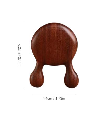 Wood Facial Massage Device & Comb | Ergonomic Natural Massager for Scalp & Face - Comfortable Portable & Smooth Surfaces - Buy Online on GoSupps.com
