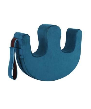 Uysela Patient -turning aid with fixing strap flanell Multifunctional rotary aid pad Transfer aids for seniors patient patient -turning aids for bedridden patients blue blue blue