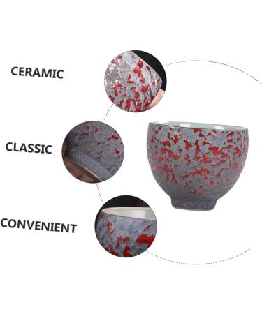 Alipis Cup Chinese Delicate Household Supply Drinking Ceramic Durable Home Tasting Mini Style Kung Ware Red 7X7X5.3CM - Buy Online on GoSupps.com