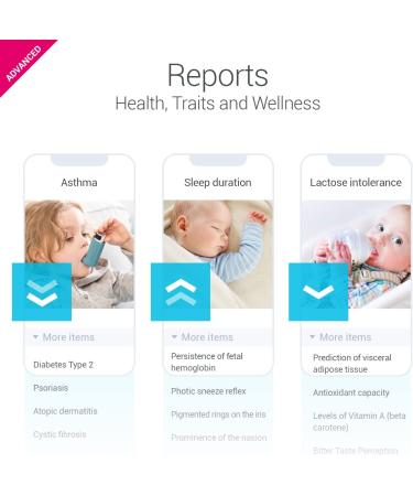 Gen DNA Test Advanced Childrens: Ancestry, Health & Traits | Genetic Study & Testing for Babies with 400+ Online Reports - Buy Online on GoSupps.com