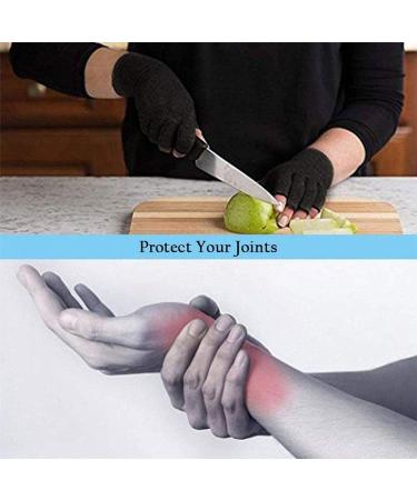 Arthritis Compression Gloves - Pain Relief & Support for Rheumatoid Osteoarthritis Carpal Tunnel - Open Finger Design for Men & Women (M - Buy Online on GoSupps.com