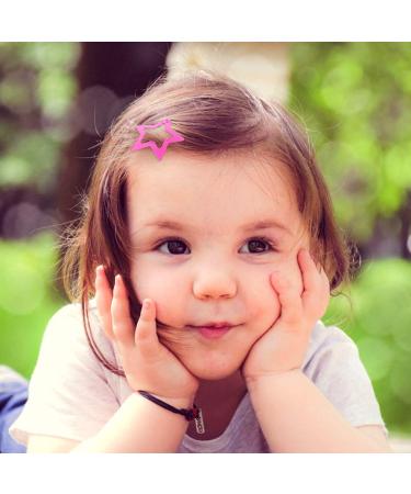 Lurrose 12Pcs Star Shape Hair Clips - Cute Hairpin Set for Toddler Girls - Buy Online on GoSupps.com