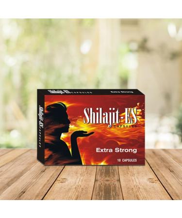 Buy Shilajit ES Extra Strong Capsules - 60 Capsules Pack of 10x6 | Premium Quality Shilajit Supplement for Energy & Wellness - International Shipping Available - Buy Online on GoSupps.com