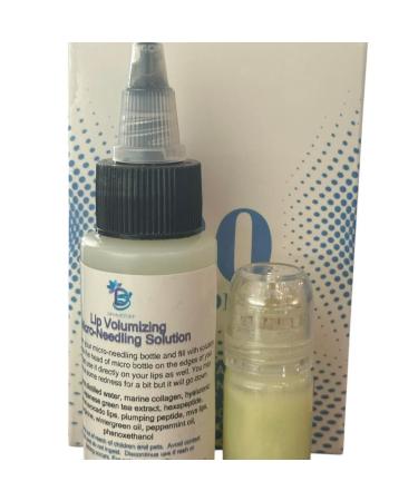 Lip Volumizing Micro-NeedIing Serum Solution and Applicator By Diva Stuff With Peptides Hyaluronic Acid Wintergreen and Marine Collagen - Buy Online on GoSupps.com