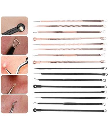 Qukaim Whitehead Removal Extractor Blackhead Pimple Removal Comedone Extractor Tools Professional Whitehead Acne Removal Kit - Buy Online on GoSupps.com